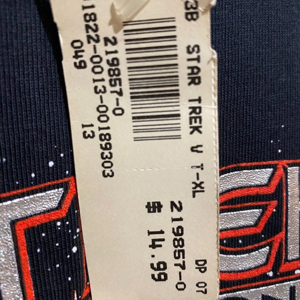 Sold -1989 Vintage Star Trek V The Final Frontier Shirt - Picture 8 of 8